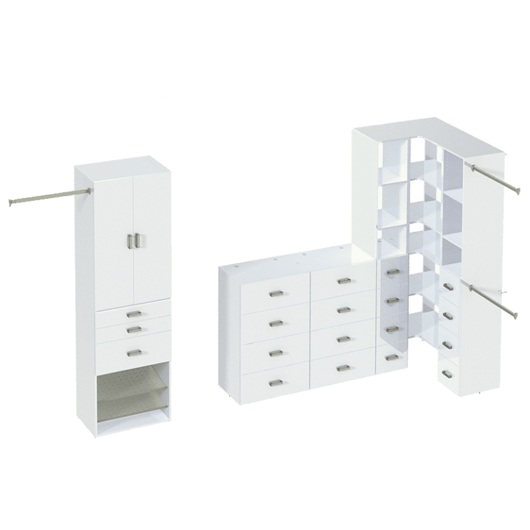 New York Wardrobe System White GetSorted